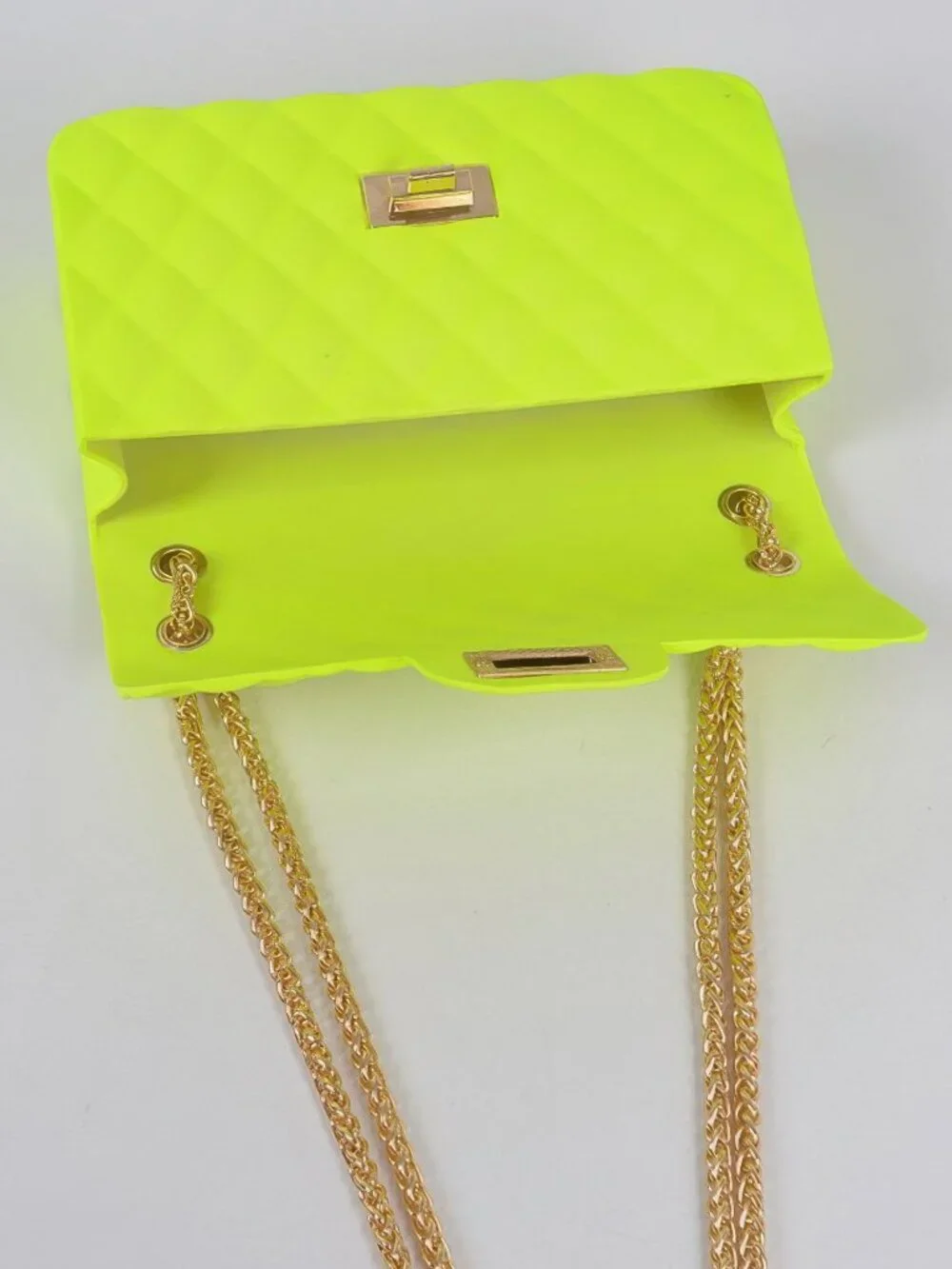 Jelly Classic Quilted Shape Clutch
